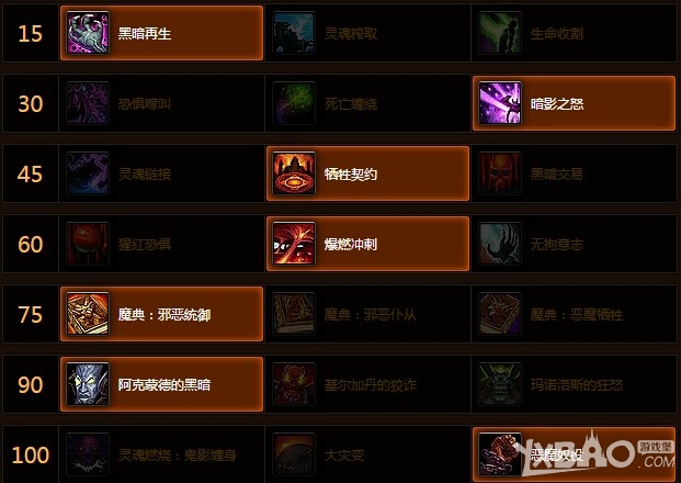 《魔兽世界》恶魔术士天赋雕纹选择推荐