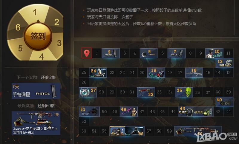 《CF》20151月帮帮签到活动