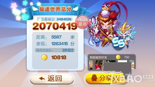天天酷跑齐天大圣超级模式刷高分攻略