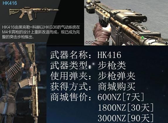 逆战HK416步枪测评解析 逆战HK416怎么样 _网络游戏_游戏攻略_