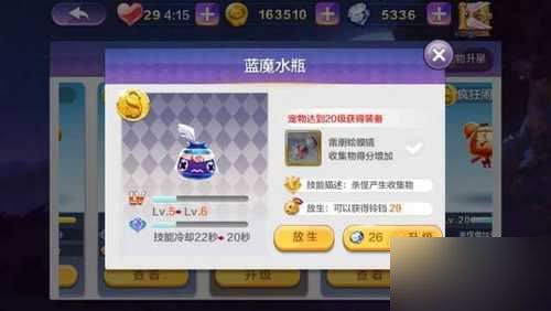 5级蓝魔水瓶和5级小黄鸭