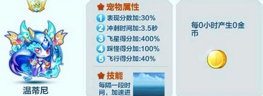 天天酷跑溫蒂尼屬性