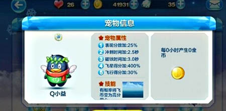 天天酷跑Q小易屬性技能 Q小易怎么獲得