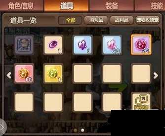 图2：冒险岛手游仓库使用技巧介绍