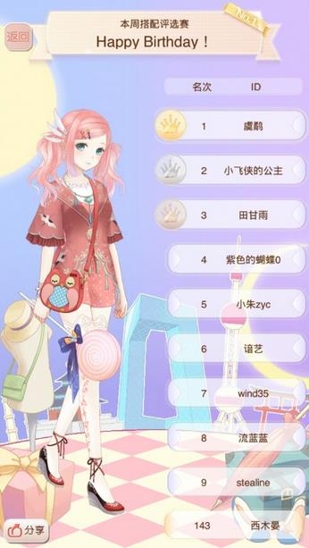 暖暖环游世界Happy Birthday评选赛搭配攻略