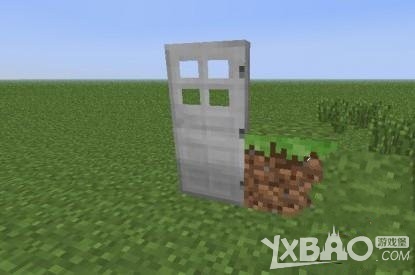 我的世界0.13.1紅石鐵門制作教程