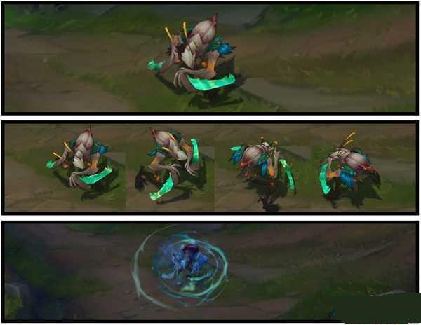 《LOL》螳螂新皮膚死亡綻放