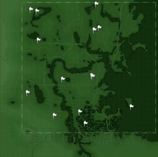 辐射4 全收集地图介绍 支线任务与书籍等收集地图一览_单机游戏_游戏攻略_-六神源码网