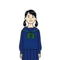 二次元情侶頭像校服系列一左一右 幸福是用命都換不來的