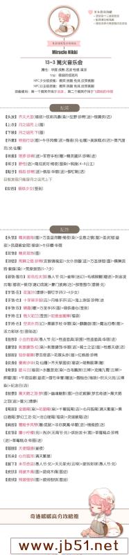 《奇迹暖暖》13-3公主级篝火音乐会S省钱高分搭配