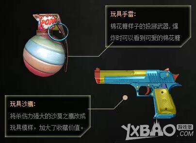 《CF》全新武器玩具手雷/玩具沙鹰介绍