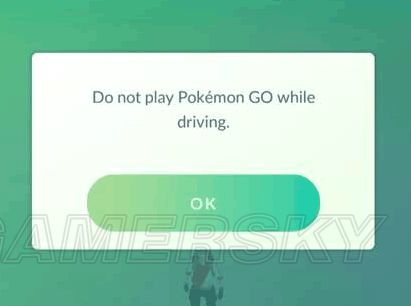 精灵宝可梦GO Do not play pokemon GO while driving提示公告_手机游戏_游戏攻略_