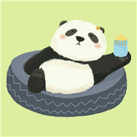 手绘小清新熊猫卡通头像 有时候可爱是一种犯罪