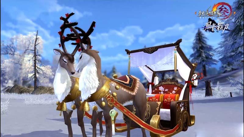 《剑网3》双十二水墨风格新外观曝光