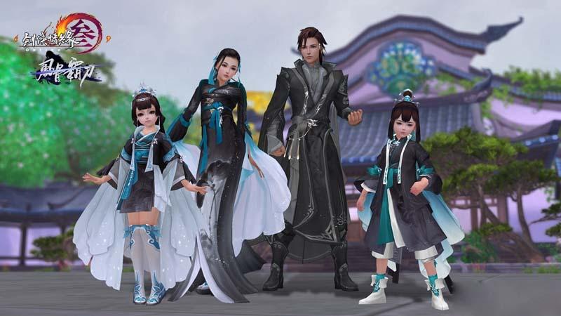 《剑网3》双十二水墨风格新外观曝光