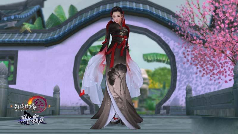 《剑网3》双十二水墨风格新外观曝光