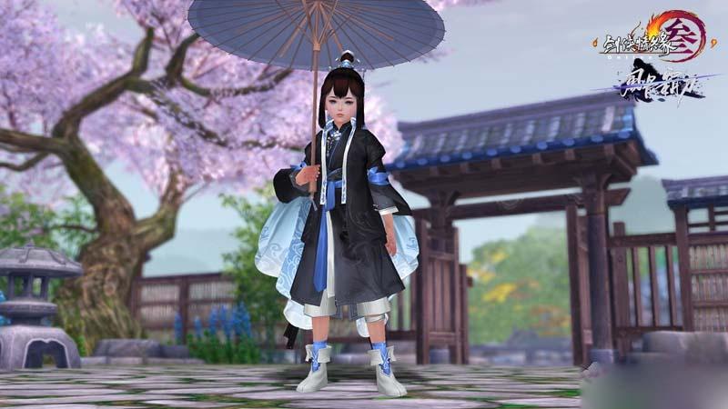 《剑网3》双十二水墨风格新外观曝光