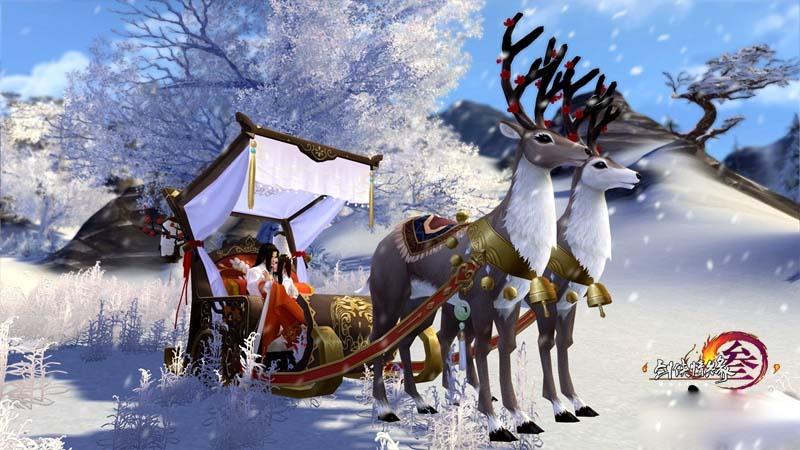 《剑网3》双十二水墨风格新外观曝光