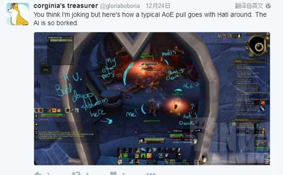 《魔兽世界》7.1兽王猎哈提智商问题将会修正