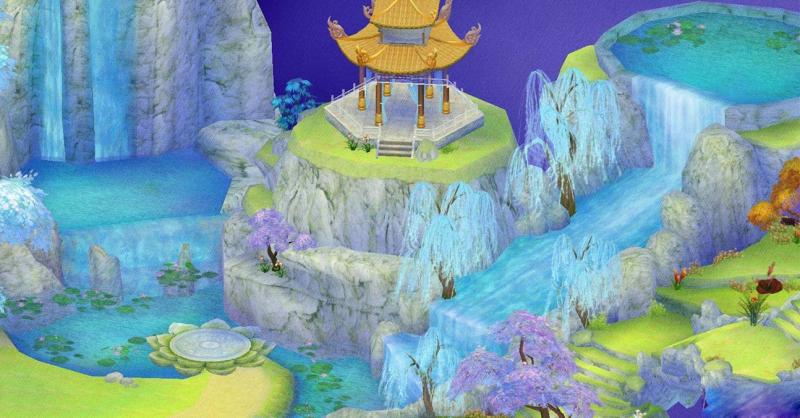 《QQ炫舞》天空之城场景预览