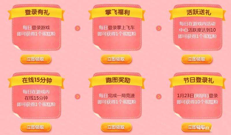 《QQ飞车》九周年做蛋糕领极品