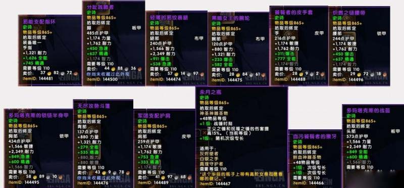 《魔兽世界》7.2永夜大教堂BOSS掉落一览