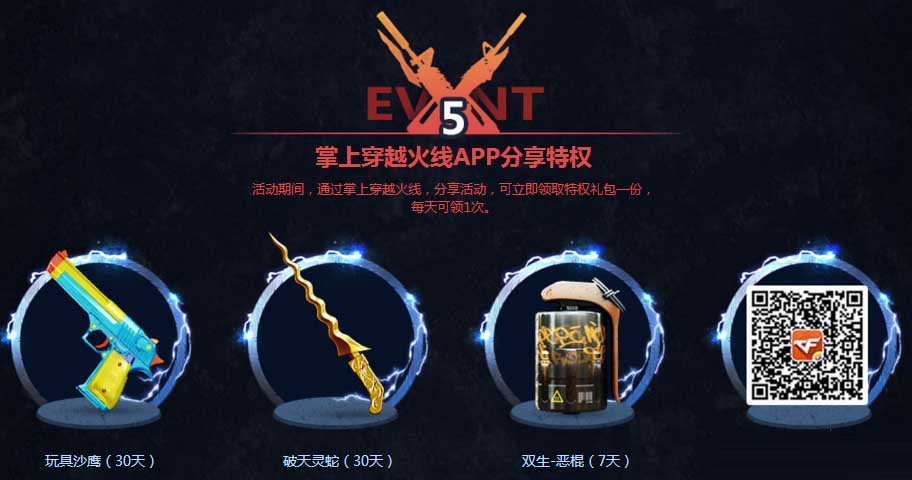 《CF》王者体验日 黄钻送好礼