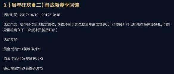 《王者荣耀》二周年蛋糕碎片活动怎么玩？