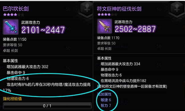 《冒险岛2》装备选择分析