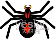 萬圣節(jié)用Illustrator繪蜘蛛網(wǎng)和蜘蛛15_腳本之家轉(zhuǎn)載