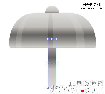 Illustrator鼠繪教程:漸變工具運用繪制金屬鬧鐘_中國教程網