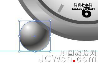 Illustrator鼠繪教程:漸變工具運用繪制金屬鬧鐘_中國教程網