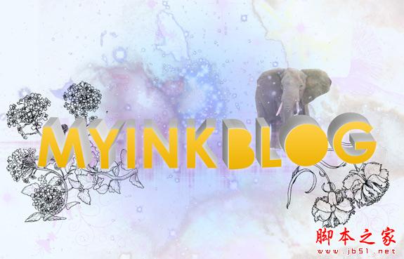 AI和PS打造碎花風(fēng)格立體字 腳本之家 AI實(shí)例教程