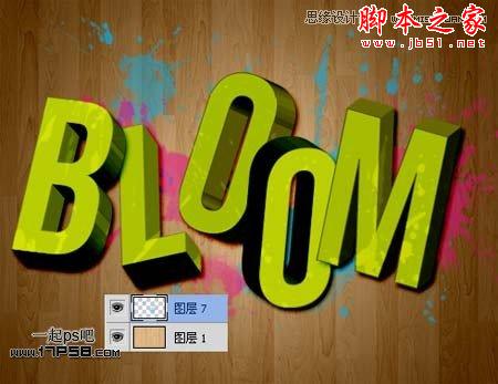 Illustrator結(jié)合PS制作超酷的立體字教程,腳本之家