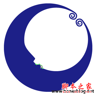 Illustrator繪制矢量畫實(shí)例彎彎月牙_天極設(shè)計(jì)在線轉(zhuǎn)載