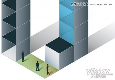 Illustrator繪制矢量三維字體組合特效,PS教程,思緣教程網(wǎng)