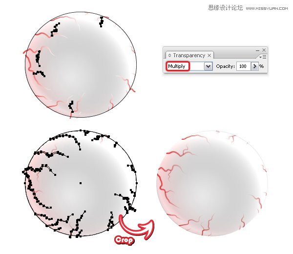 Illustrator制作萬圣節(jié)帶血絲的恐怖眼球