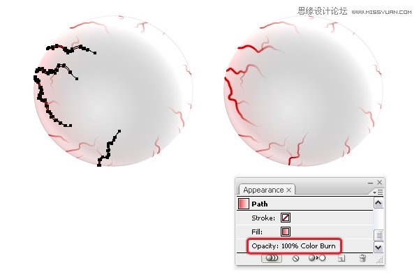 Illustrator制作萬圣節(jié)帶血絲的恐怖眼球