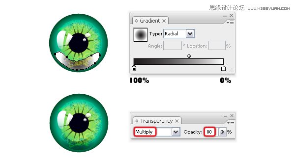 Illustrator制作萬圣節(jié)帶血絲的恐怖眼球