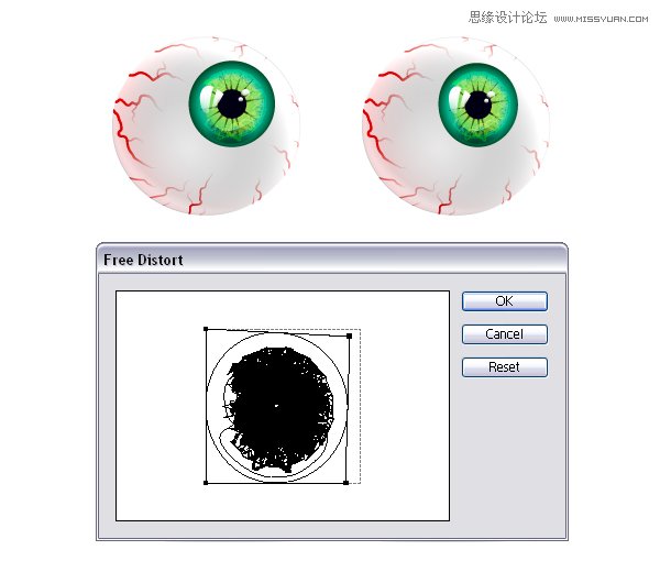 Illustrator制作萬圣節(jié)帶血絲的恐怖眼球