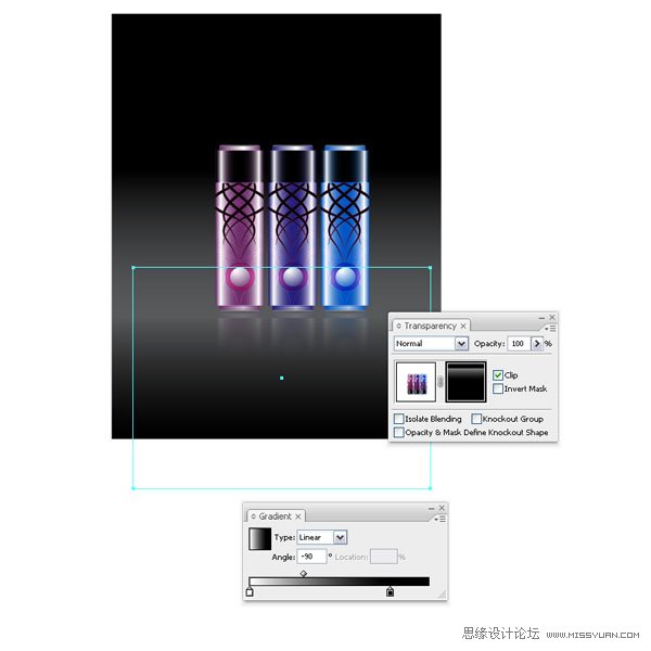 Illustrator設(shè)計(jì)一個(gè)色彩斑瀾的U盤(pán),PS教程,思緣教程網(wǎng)