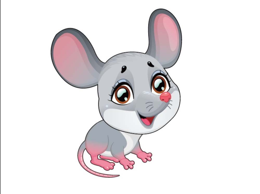 ai中想要创建一个动画角色,该怎么创建卡通小老鼠角色呢