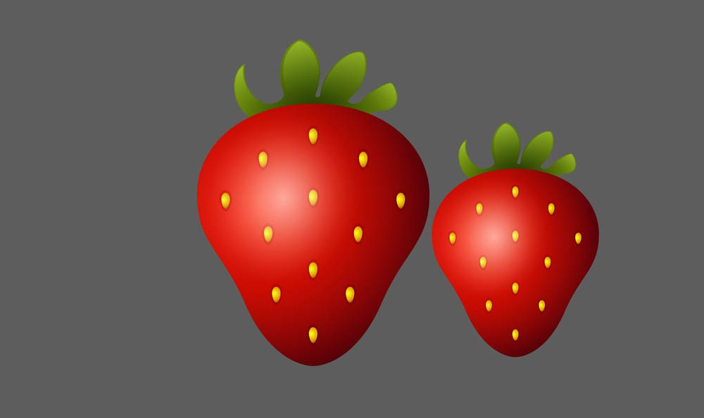 ai怎么绘制可口的草莓 ai草莓的画法_illustrator教程_平面设计_得牛