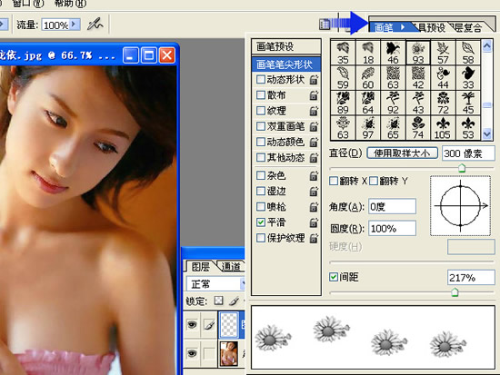 PS入門：如何使用網(wǎng)上下載的筆刷？_腳本之家jb51.net整理