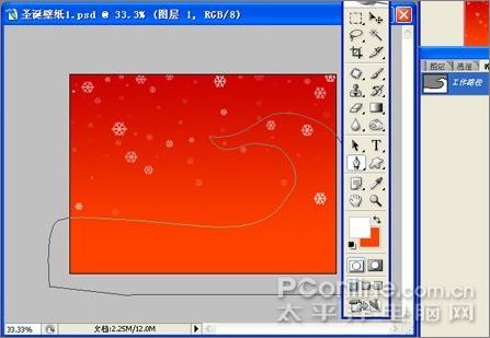 Photoshop制作圣誕主題壁紙教程_腳本之家jb51.net轉(zhuǎn)載