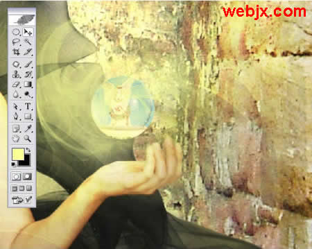 PS照片合成教程:神圣意境美女