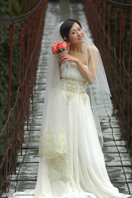 Photoshop教程：婚紗照片的調(diào)色技巧