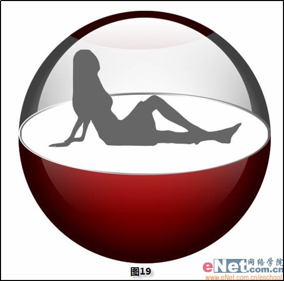 Photoshop CS3:女生透過水晶看世界
