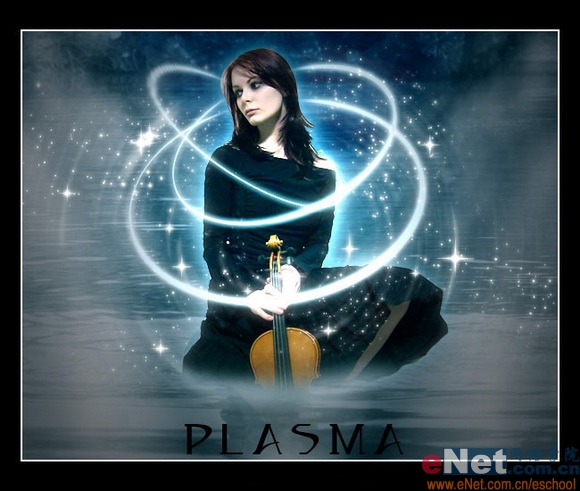 PS教程:普通MM照片变成艺术照片