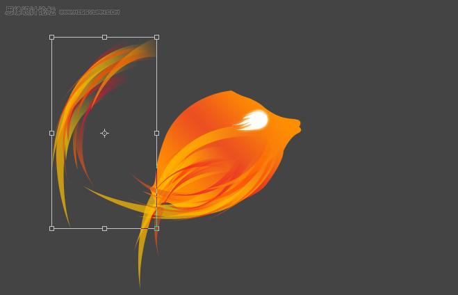 Photoshop 漂亮的抽象太空鱼
